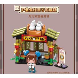 Enlighten 72012 Qman 72012 non  KHÔNG CÓ BUNS. bộ đồ chơi xếp lắp ráp ghép mô hình Minecraft Game Xây Dựng 164 khối