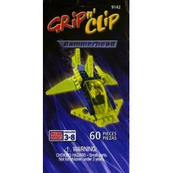 MEGA BLOKS 9142 non  CÂY BÚA bộ đồ chơi xếp lắp ráp ghép mô hình  HAMMERHEAD Kỹ Thuật Công Nghệ Cao Mô Hình Phương Tiện 60 khối