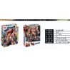 XINH 9018 non  ÁO GIÁP CHỐNG HULK bộ đồ chơi xếp lắp ráp ghép mô hình Super Heroes AVENGERS Siêu Nhân Anh Hùng 711 khối