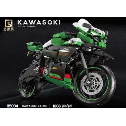 QIZHILE 85004 non  KAWASAKI ZX-25R bộ đồ chơi xếp lắp ráp ghép mô hình  Kỹ Thuật Công Nghệ Cao Mô Hình Phương Tiện 1006 khối