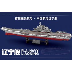 SHENG YUAN SY 0201 non  TÀU SÂN BAY LIÊU NINH CỦA TRUNG QUỐC bộ đồ chơi xếp lắp ráp ghép mô hình Military Army PLA' NAVY LIAONING Quân Sự Bộ Đội 2197 khối