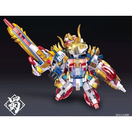 QIZHILE 31012 non  8 BIẾN THỂ THẲNG CỦA LƯU BỊ LỮ BỐ ĐỔNG TRÁC QUAN VŨ TÀO THÁO TRIỆU VÂN TÔN QUÂN TRƯƠNG PHI bộ đồ chơi xếp lắp ráp ghép mô hình Three Kingdoms Tam Quốc Diễn Nghĩa 7890 khối