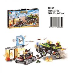 WOMA C0195 0195 non  VÀO SÂU TRONG TRẠI ĐỊCH bộ đồ chơi xếp lắp ráp ghép mô hình Military Army Quân Sự Bộ Đội 706 khối