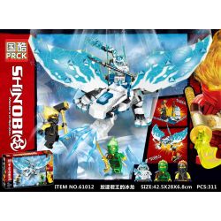 PRCK 61012 non  RỒNG BĂNG XUA ĐUỔI NHÀ VUA bộ đồ chơi xếp lắp ráp ghép mô hình The  Ninjago Movie Ninja Lốc Xoáy 311 khối