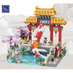 PANTASY 18001 non  LÔI NGUYỆT LONG MÔN bộ đồ chơi xếp lắp ráp ghép mô hình Creator FUN IN ACAPULCO Sáng Tạo