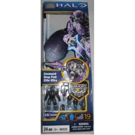 MEGA BLOKS 96928 non  SAO GIẢI ĐẤU TURBIN RỖNG bộ đồ chơi xếp lắp ráp ghép mô hình Movie & Game COVENANT DROP POD Phim Và Trò Chơi 24 khối