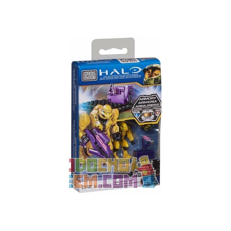 MEGA BLOKS 96997 non  TÚI BỌC THÉP STAR LEAGUE II bộ đồ chơi xếp lắp ráp ghép mô hình Frozen COVENANT ARMORY PACK II Nữ Hoàng Băng Giá 22 khối