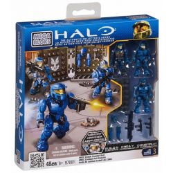 MEGA BLOKS 97001 non  ĐƠN VỊ TÁC CHIẾN COBAN CỦA UNSC bộ đồ chơi xếp lắp ráp ghép mô hình Movie & Game UNSC COBALT COMBAT UNIT Phim Và Trò Chơi 48 khối