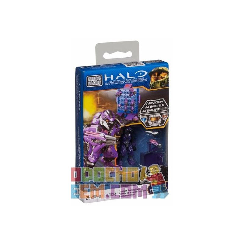MEGA BLOKS 97024 96952 non  TÚI ARMOR STAR LEAGUE bộ đồ chơi xếp lắp ráp ghép mô hình Movie & Game COVENANT ARMORY PACK Phim Và Trò Chơi 29 khối