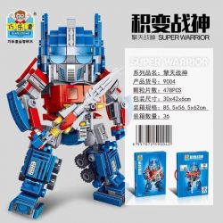 QIAO LE TONG 9004 non  THẦN CHIẾN TRANH bộ đồ chơi xếp lắp ráp ghép mô hình Transformers SUPER WARRIOR Robot Đại Chiến Người Máy Biến Hình 478 khối