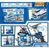 ZHEGAO QL0231 0231 non  TRỤ SỞ CẢNH SÁT HÀNG HẢI bộ đồ chơi xếp lắp ráp ghép mô hình City POLICE Thành Phố 866 khối