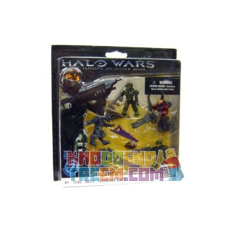 MEGA BLOKS 96815 non  ĐƠN VỊ CHIẾN ĐẤU bộ đồ chơi xếp lắp ráp ghép mô hình Movie & Game COMBAT UNIT Phim Và Trò Chơi 13 khối