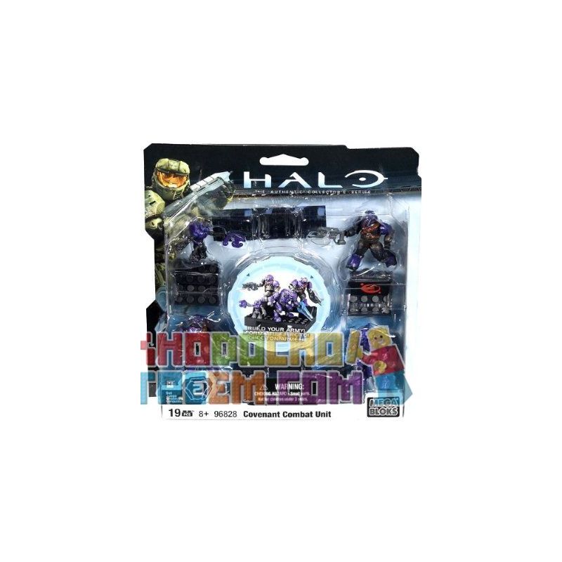 MEGA BLOKS 96828 non  ĐƠN VỊ CHIẾN ĐẤU STAR ALLIANCE bộ đồ chơi xếp lắp ráp ghép mô hình Movie & Game COVENANT COMBAT UNIT Phim Và Trò Chơi 19 khối