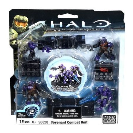 MEGA BLOKS 96828 non  ĐƠN VỊ CHIẾN ĐẤU STAR ALLIANCE bộ đồ chơi xếp lắp ráp ghép mô hình Movie & Game COVENANT COMBAT UNIT Phim Và Trò Chơi 19 khối