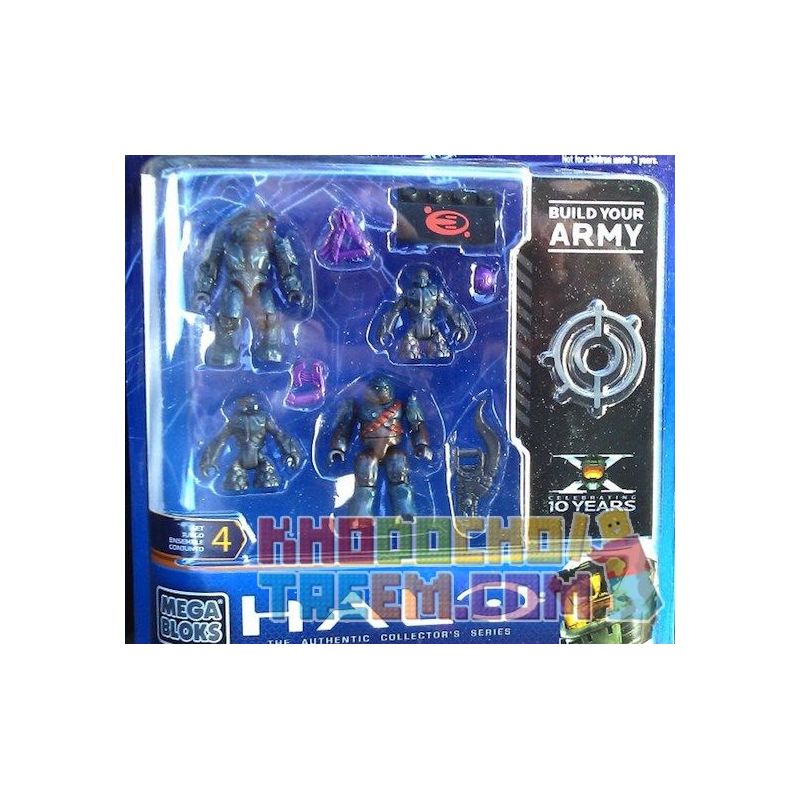 MEGA BLOKS 96912 non  HIỆP HỘI LEAGUE STAR. bộ đồ chơi xếp lắp ráp ghép mô hình Movie & Game COVENANT ASSAULT UNIT Phim Và Trò Chơi 29 khối