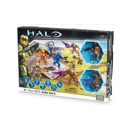 MEGA BLOKS 96915 non  ĐƠN VỊ CHIẾN ĐẤU II bộ đồ chơi xếp lắp ráp ghép mô hình Frozen BATTLE UNIT II Nữ Hoàng Băng Giá 20 khối