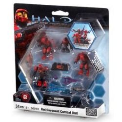 MEGA BLOKS 96919 non  ĐƠN VỊ CHIẾN ĐẤU CỦA LIÊN MINH SAO ĐỎ bộ đồ chơi xếp lắp ráp ghép mô hình Movie & Game RED COVENANT COMBAT UNIT Phim Và Trò Chơi 34 khối