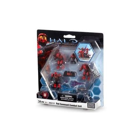 MEGA BLOKS 96919 non  ĐƠN VỊ CHIẾN ĐẤU CỦA LIÊN MINH SAO ĐỎ bộ đồ chơi xếp lắp ráp ghép mô hình Movie & Game RED COVENANT COMBAT UNIT Phim Và Trò Chơi 34 khối