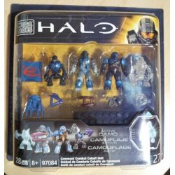 MEGA BLOKS 97084 non  ĐƠN VỊ HOẠT ĐỘNG COBALT STAR LEAGUE bộ đồ chơi xếp lắp ráp ghép mô hình Movie & Game COVENANT COMBAT COBALT UNIT Phim Và Trò Chơi 28 khối