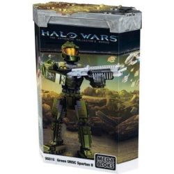 MEGA BLOKS 96816 non  XANH UNSC SPARTAN II bộ đồ chơi xếp lắp ráp ghép mô hình Frozen GREEN UNSC SPARTAN II Nữ Hoàng Băng Giá 209 khối