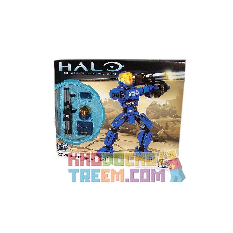 MEGA BLOKS 96841 non  SPARTAN II E.V.A. bộ đồ chơi xếp lắp ráp ghép mô hình Frozen Nữ Hoàng Băng Giá 221 khối