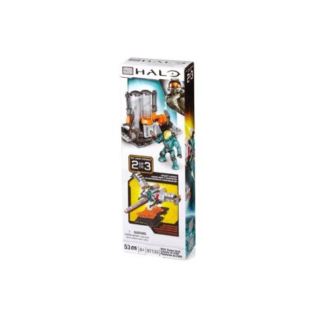 MEGA BLOKS 97133 non  SÀN CHỨA MÁY BAY UNSC bộ đồ chơi xếp lắp ráp ghép mô hình Movie & Game UNSC HANGAR DECK Phim Và Trò Chơi 53 khối