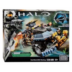 MEGA BLOKS DPJ92 non  CHẾ ĐỘ HAI NGƯỜI CHƠI UNSC WARTHOG bộ đồ chơi xếp lắp ráp ghép mô hình Movie & Game DUAL MODE UNSC WARTHOG Phim Và Trò Chơi 330 khối