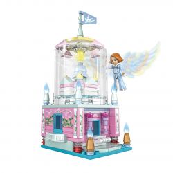 CAYI 1115 non  LÂU ĐÀI KONIA SKY. bộ đồ chơi xếp lắp ráp ghép mô hình Princess Diary PRINCESS DIARY KONYA SKY CASTLE Nhật Ký Công Chúa 216 khối