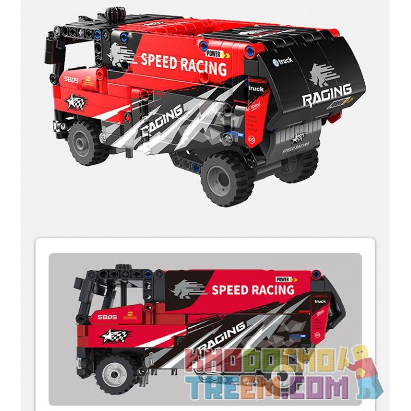 COGO 15805 non  XE TẢI HẠNG NẶNG bộ đồ chơi xếp lắp ráp ghép mô hình  TECH-STORM Kỹ Thuật Công Nghệ Cao Mô Hình Phương Tiện 339 khối