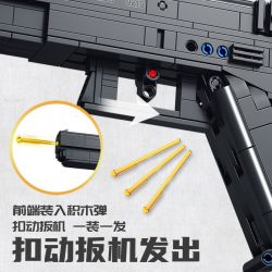 PanlosBrick 670010 Panlos Brick 670010 non  SÚNG LỤC G18 bộ đồ chơi xếp lắp ráp ghép mô hình Military Army G18 AUTOMATIC PISTOL Quân Sự Bộ Đội 336 khối