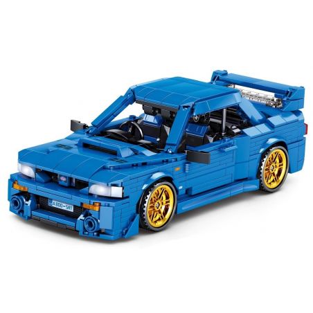 SHENG YUAN SY 8408 non  PHIÊN BẢN SUBARU IMPREZA 22B STI bộ đồ chơi xếp lắp ráp ghép mô hình  TECHINQUE SUBARU 22B Kỹ Thuật Công Nghệ Cao Mô Hình Phương Tiện 896 khối