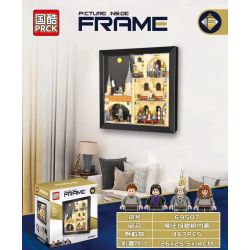 PRCK 69507 ZHEGAO QL1910 1910 non  BÊN TRONG KHUNG CỦA LÂU ĐÀI MA THUẬT bộ đồ chơi xếp lắp ráp ghép mô hình Harry Potter PICTURE INSIDE FRAME Chú Bé Phù Thủy 467 khối