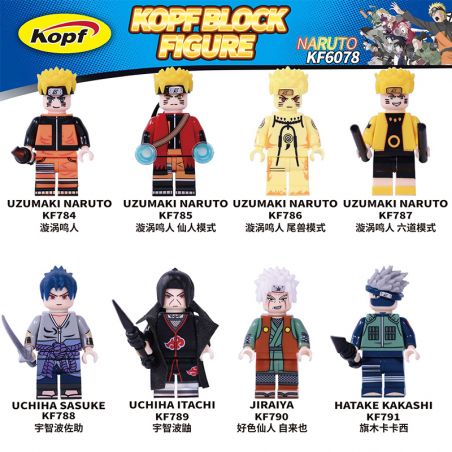 KOPF KF784 KF785 KF786 KF787 KF788 KF790 KF791 KF6078 6078 KF789 non  NARUTO. bộ đồ chơi xếp lắp ráp ghép mô hình Movie & Game Phim Và Trò Chơi