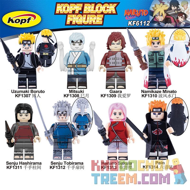 KOPF KF6112 6112 KF1307 1307 KF1308 1308 KF1309 1309 KF1310 1310 KF1311 1311 KF1312 1312 KF1313 1313 KF1314 1314 non  NARUTO. bộ đồ chơi xếp lắp ráp ghép mô hình Movie & Game Phim Và Trò Chơi
