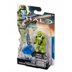 MEGA BLOKS DKW63 non  HẬU VỆ SPARTAN bộ đồ chơi xếp lắp ráp ghép mô hình Computer Games HALO HEROES SPARTAN DEFENDER Trò Chơi 24 khối