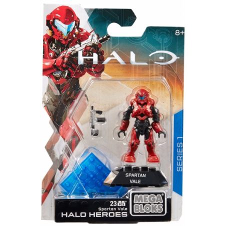 MEGA BLOKS DKW65 non  SPARTAN VALE. bộ đồ chơi xếp lắp ráp ghép mô hình Computer Games HALO HEROES SPARTAN VALE Trò Chơi 23 khối