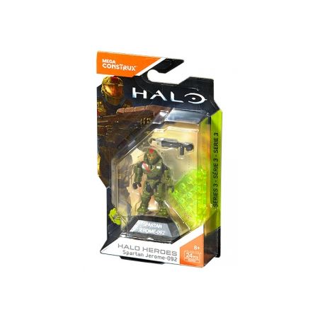MEGA BLOKS DXR50 non  HALO HEROES SPARTAN JEROME-092 bộ đồ chơi xếp lắp ráp ghép mô hình Computer Games Trò Chơi 24 khối