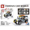 SEMBO 607336 SHENG YUAN SY 5121 non  KỲ NGHỈ TRẮNG LỖI bộ đồ chơi xếp lắp ráp ghép mô hình Racers FAMOUS CAR WORLD Đua Tốc Độ 288 khối