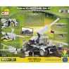COBI 2338 non  8 CM 36 SÚNG PHÒNG KHÔNG 37 NĂM bộ đồ chơi xếp lắp ráp ghép mô hình Military Army FLAK 36/37 88 MM - ON WHEELS Quân Sự Bộ Đội 180 khối