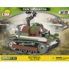 COBI 2383 non  TKS BỂ NHỎ bộ đồ chơi xếp lắp ráp ghép mô hình Military Army TKS TANKETTE Quân Sự Bộ Đội 250 khối
