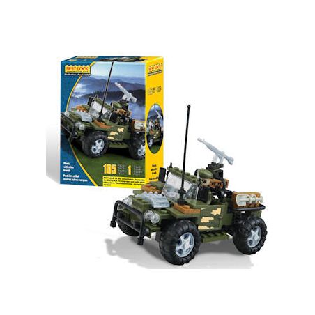 BEST-LOCK 13242 non  XE HƠI bộ đồ chơi xếp lắp ráp ghép mô hình Military Army CAR Quân Sự Bộ Đội 105 khối