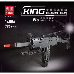 MouldKing 14006 Mould King 14006 non  SÚNG TIỂU LIÊN WOODS bộ đồ chơi xếp lắp ráp ghép mô hình  MINI UZI Kỹ Thuật Công Nghệ Cao Mô Hình Phương Tiện 796 khối
