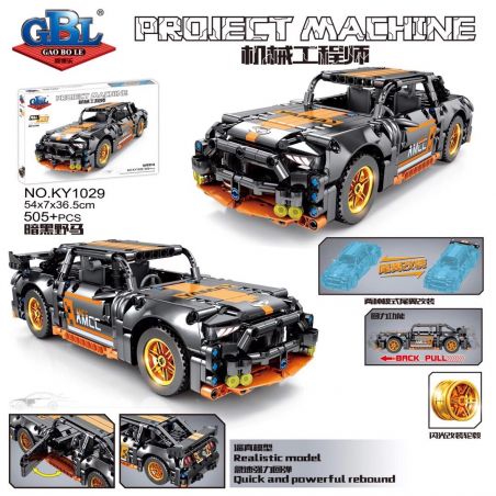 B BRAND 1029B DB-0081 0081 DB0081 BOBO LIKE YM-102 GBL KY1029 1029 GOGO 67147 XIANG JUN XJ-081E 081E XJ081E XJ-082D 082D XJ082D non  XE MUSTANG PULL BACK MÀU TỐI bộ đồ chơi xếp lắp ráp ghép mô hình  FORD MUSTANG Kỹ Thuật Công Nghệ Cao Mô Hình Phương Tiện 505 khối