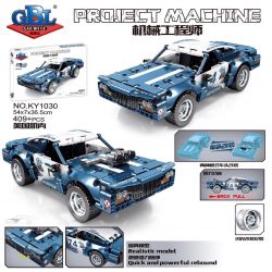 GBL KY1030 1030 non  XE CƠ BẮP MỸ bộ đồ chơi xếp lắp ráp ghép mô hình  MUSCLE CAR Kỹ Thuật Công Nghệ Cao Mô Hình Phương Tiện 409 khối
