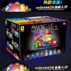 RENZAIMA 698 non  KHÔNG GIAN GIẾT NGƯỜI SÓI bộ đồ chơi xếp lắp ráp ghép mô hình Movie & Game ANONG US Phim Và Trò Chơi