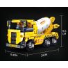 ZHEGAO QL0439 0439 non  MÁY TRỘN XI MĂNG bộ đồ chơi xếp lắp ráp ghép mô hình  Kỹ Thuật Công Nghệ Cao Mô Hình Phương Tiện 421 khối