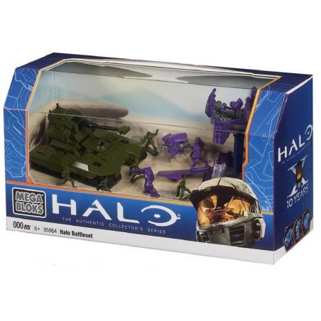 MEGA BLOKS 95964 non  BỘ CHIẾN ĐẤU HALO bộ đồ chơi xếp lắp ráp ghép mô hình Movie & Game HALO BATTLESET Phim Và Trò Chơi