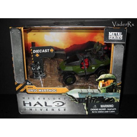 MEGA BLOKS 96995 non  UNSC. bộ đồ chơi xếp lắp ráp ghép mô hình Movie & Game UNSC WARTHOG Phim Và Trò Chơi 8 khối