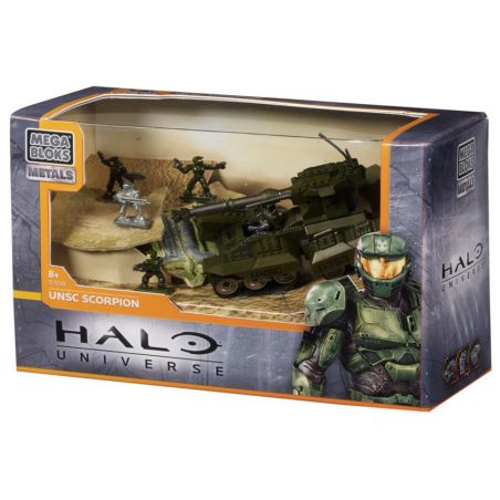 MEGA BLOKS 97039 non  BỌ CẠP UNSC bộ đồ chơi xếp lắp ráp ghép mô hình Movie & Game UNSC SCORPION Phim Và Trò Chơi 12 khối