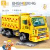 ZHEGAO QL0234 0234 non  XE BEN KỸ THUẬT bộ đồ chơi xếp lắp ráp ghép mô hình City ENGINEERING Thành Phố 755 khối